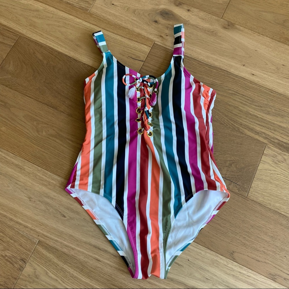 🏝Terra & Sky One Piece Swim Suite Size 14W